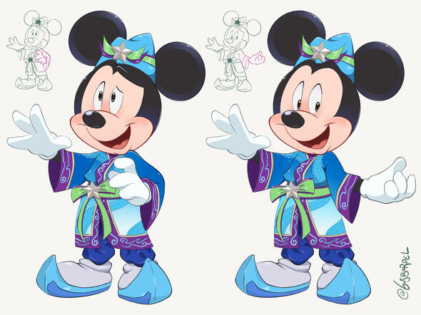 Tanabata Mickey Set